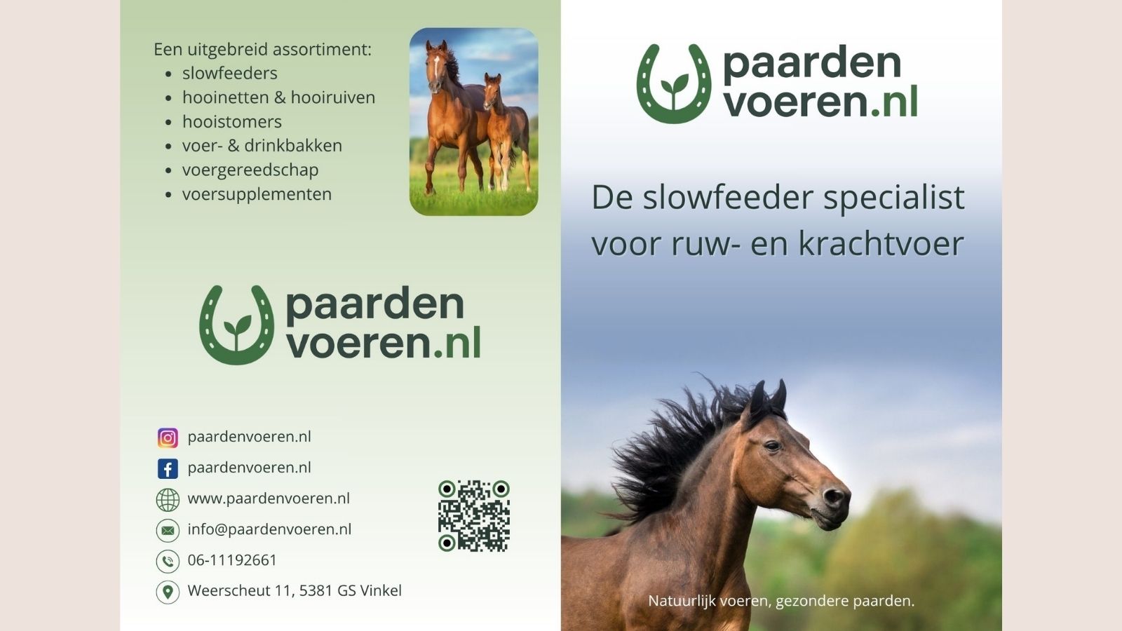 Folder Paardenvoeren.nl